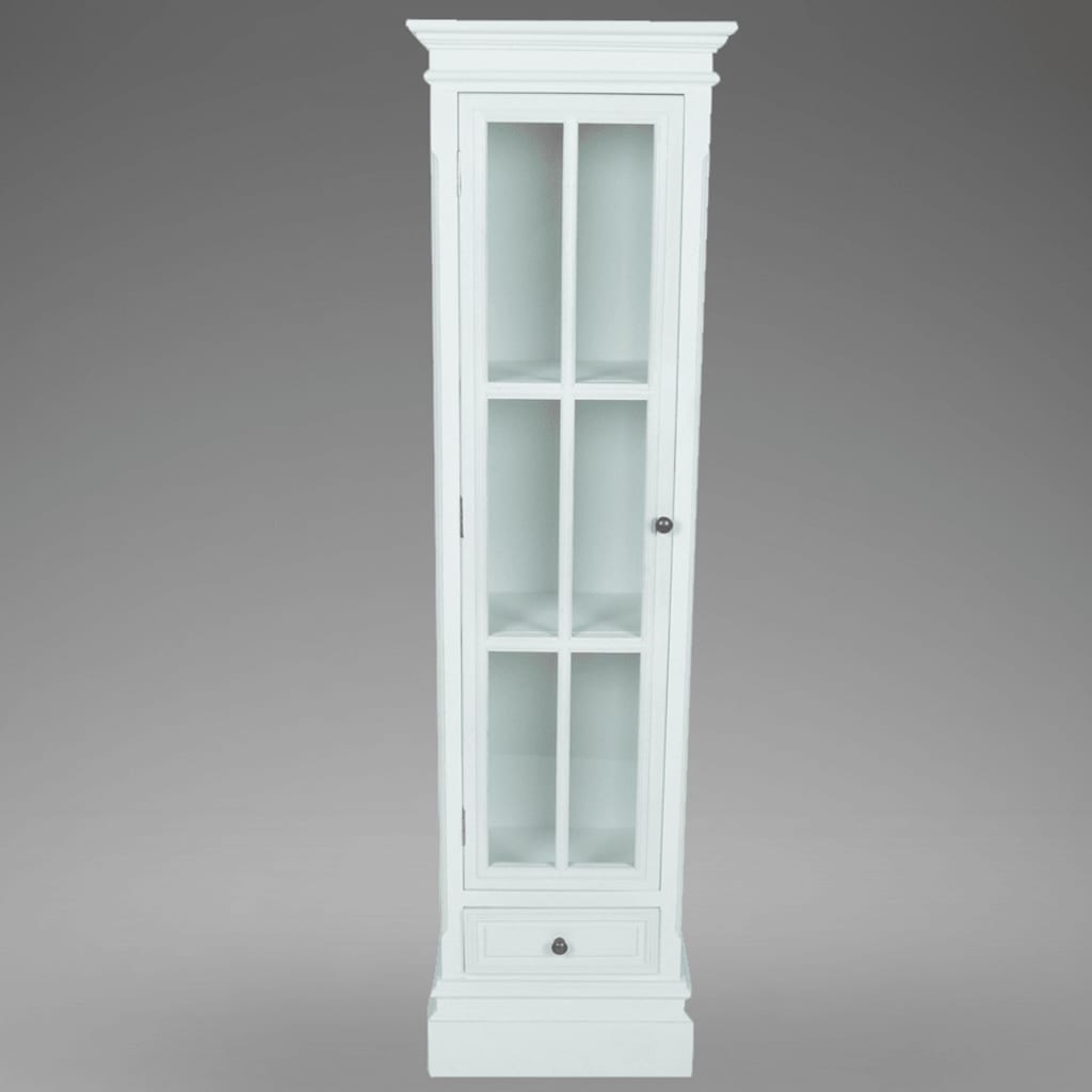vidaXL Dulap bibliotecă elegant cu 3 rafturi, alb, lemn