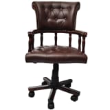 Chesterfield Captains Swivel Kontoritool Pruun