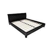 240054 Bed black 180cm