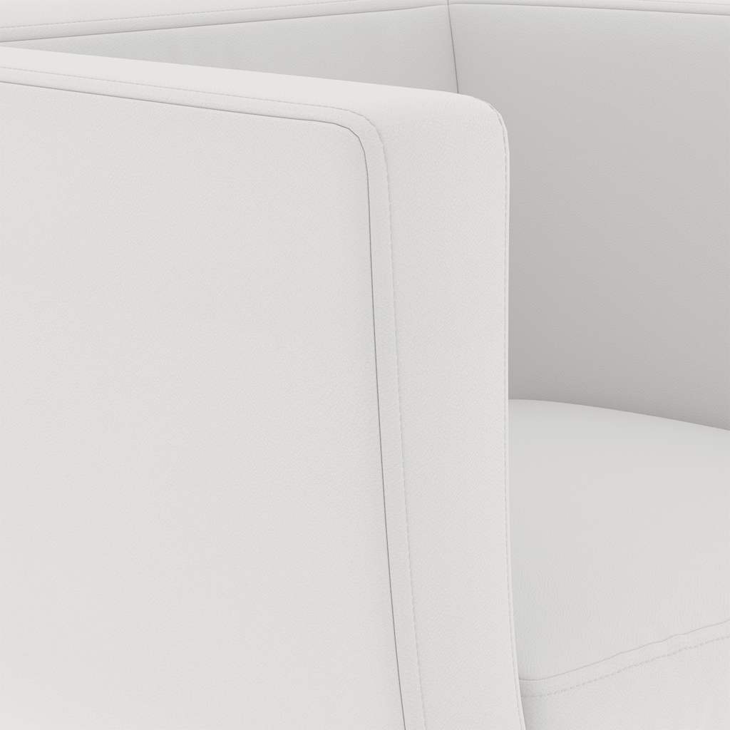 2 db fehér műbőr bárszék