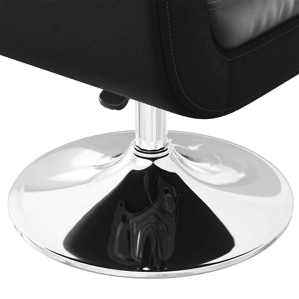 2 db fekete műbőr bárszék