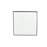 vidaXL Ecran de projection 200 x 200 cm Blanc mat