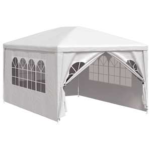vidaXL peotelk 3 x 4 m, valge