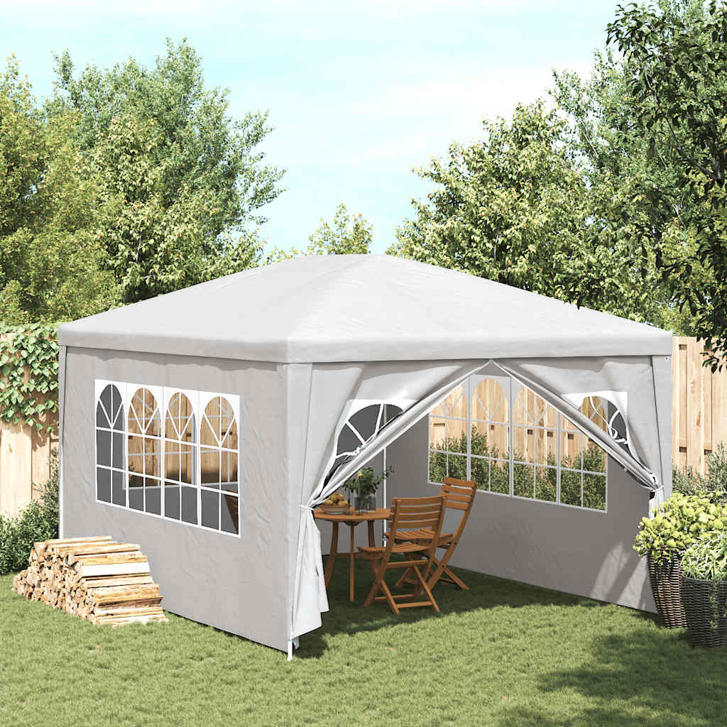 vidaXL Cort de petrecere, alb, 3 x 4 m