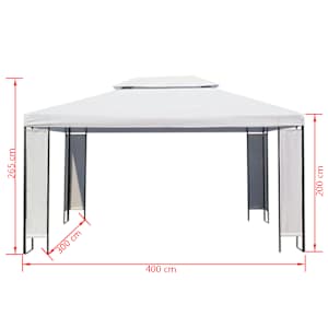 Nebesa Bílá 3 x 4 x 2.73 m textil - obrázek 5