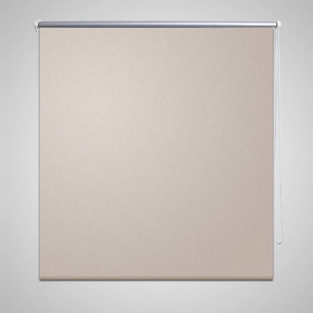 vidaXL Verdunkelungsrollo Verdunklungsrollo 80 x 175 cm beige