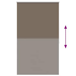 Zatemňovací roleta 84,4 x 175 cm Šířka látky 80 cm kávová - obrázek 9