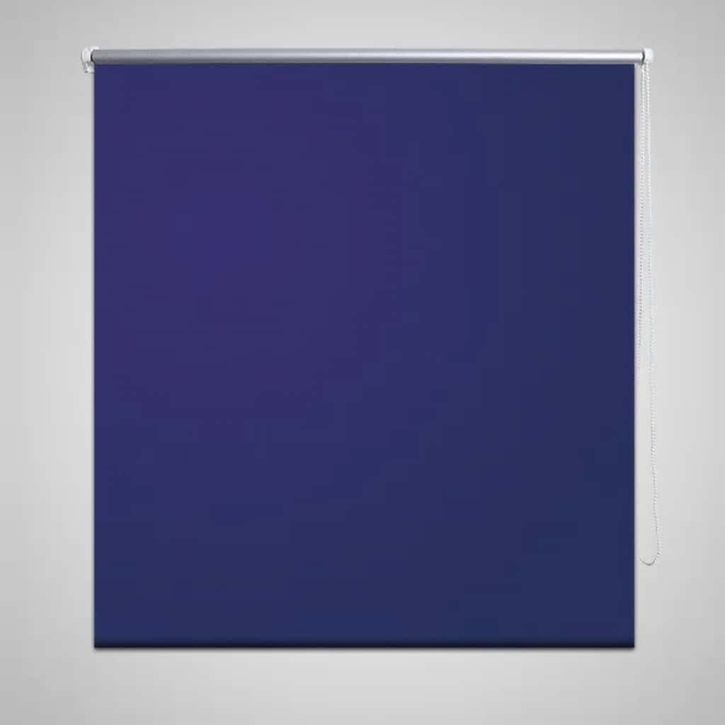 vidaXL Verdunkelungsrollo Verdunklungsrollo 80 x 175 cm blau