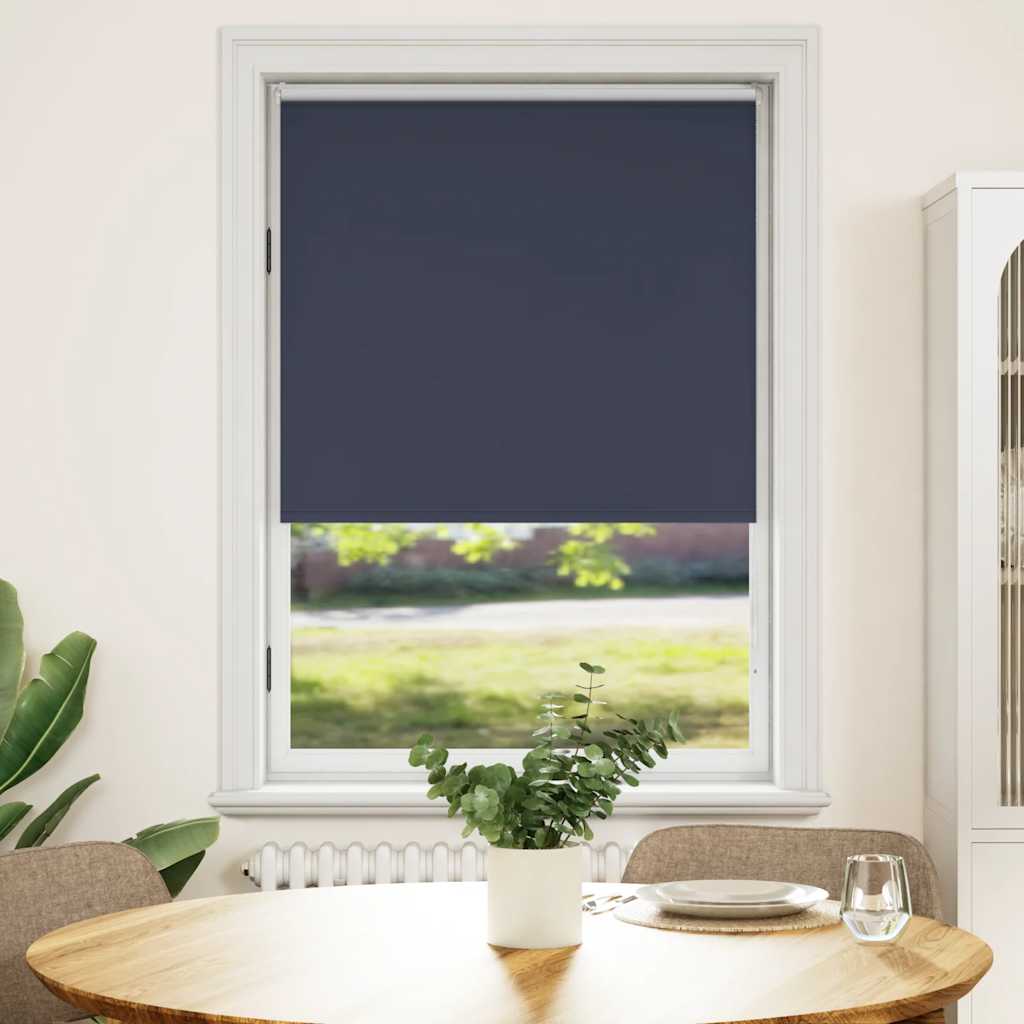 vidaXL Verdunkelungsrollo Verdunklungsrollo 80 x 175 cm blau