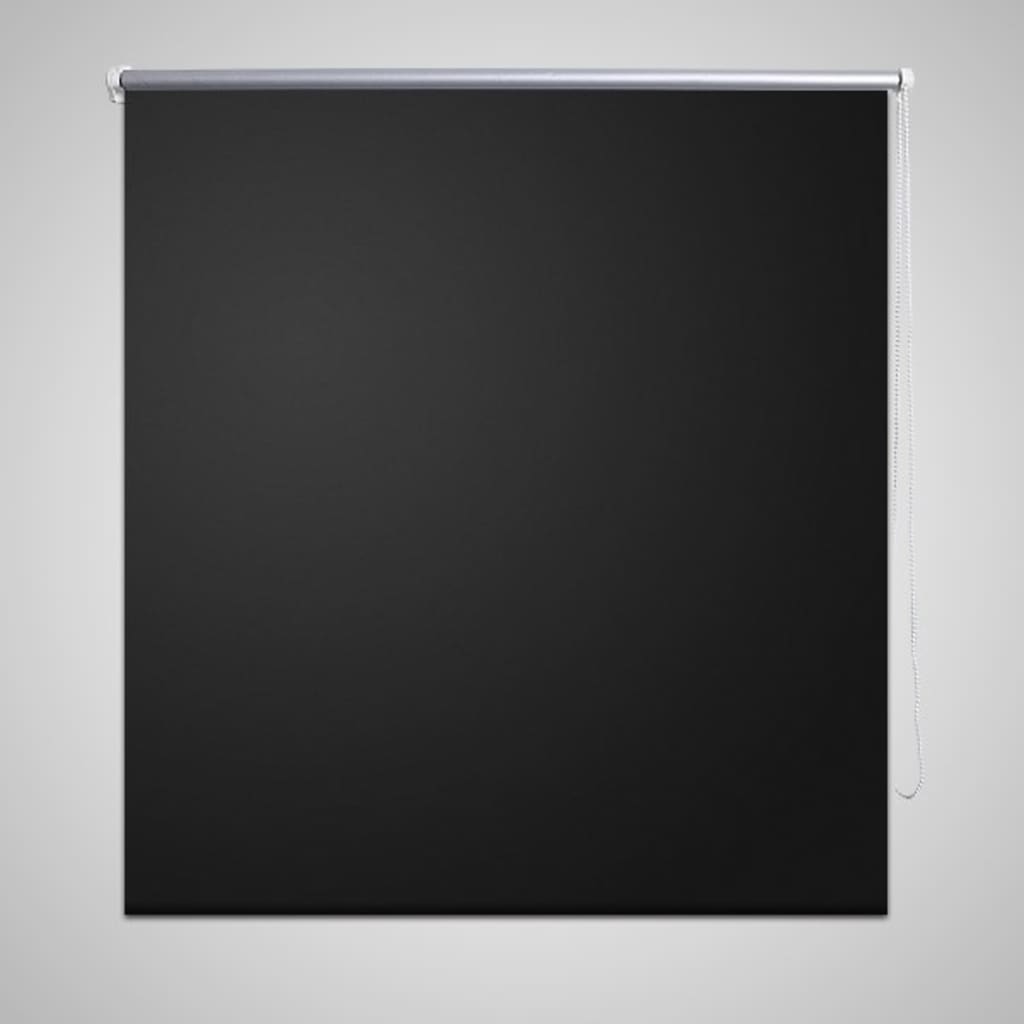 Mørklægningsrullegardin 80 x 175 cm sort