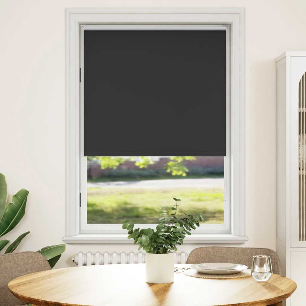 Jaluzea rulabilă opacă, 80 x 175 cm, negru