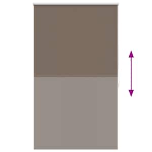 Zatemňovací roleta 104,4 x 175 cm Šířka látky 100 cm kávová - obrázek 9