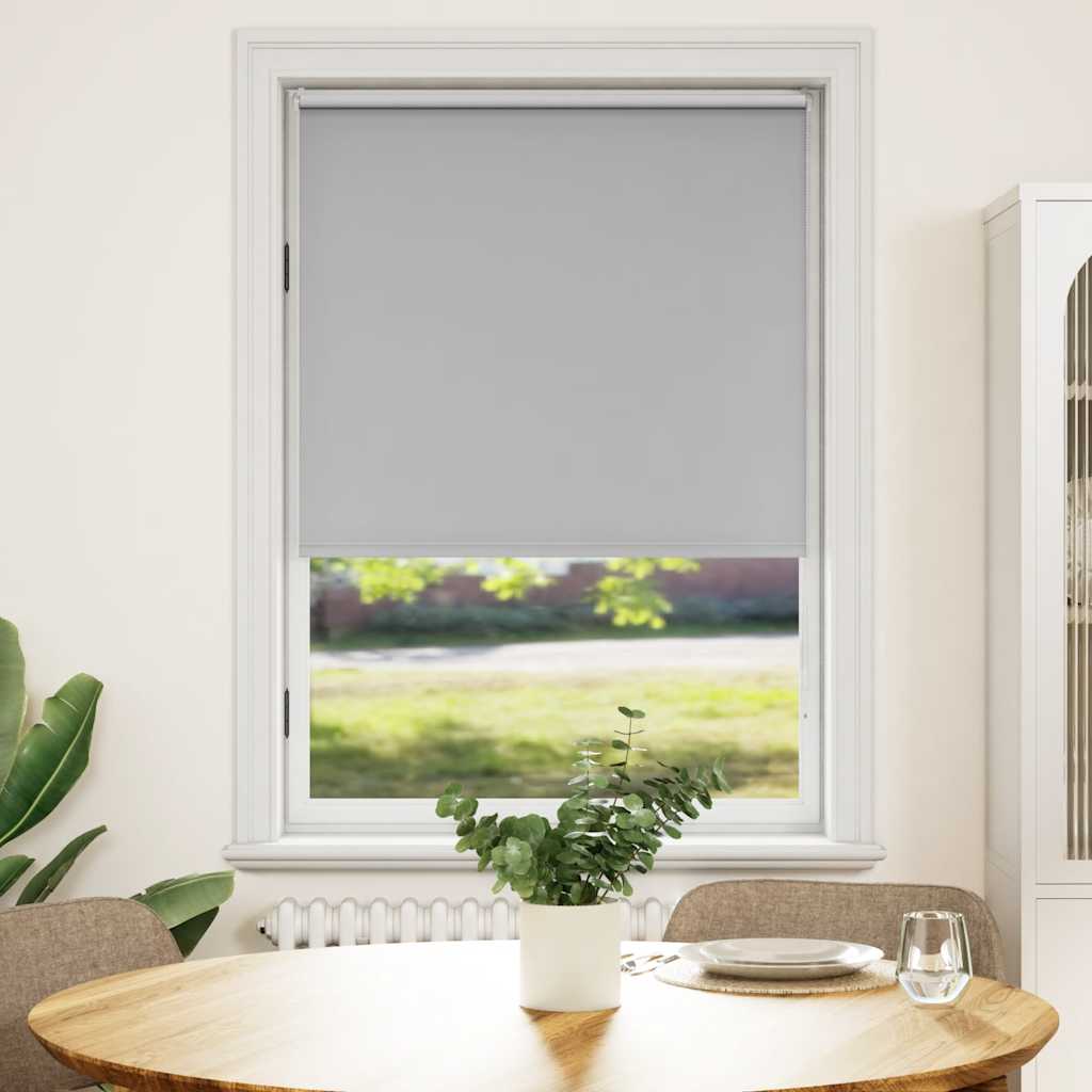 vidaXL Verdunklungsrollo 100x175 cm Grau