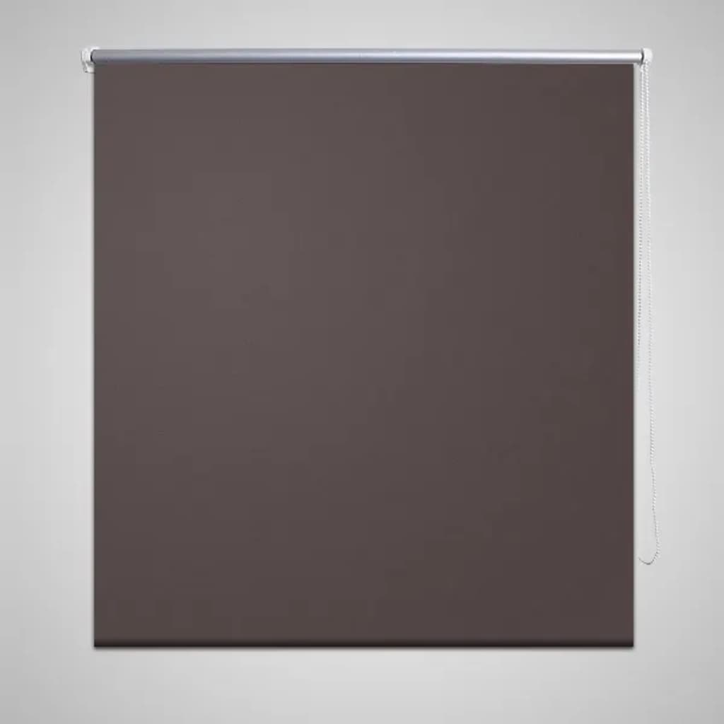 vidaXL mørklægningsrullegardin 120 x 175 cm kaffefarvet