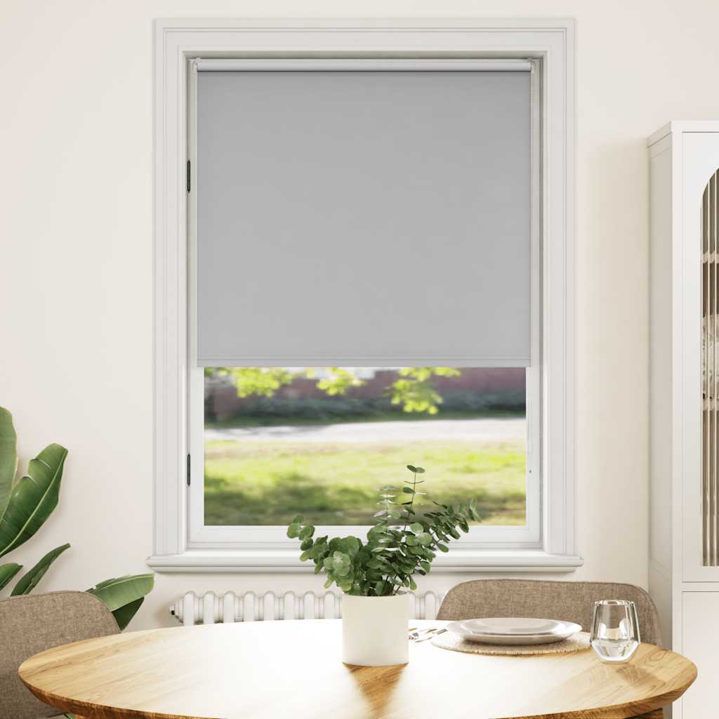 vidaXL rullegardin mørklægning 124,4x175 cm stofbredde 120 cm grå