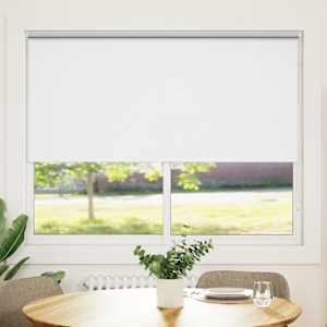 Zatemnitvena rolo senčila 144,4 x 175 cm, blago, širina 140 cm, bela