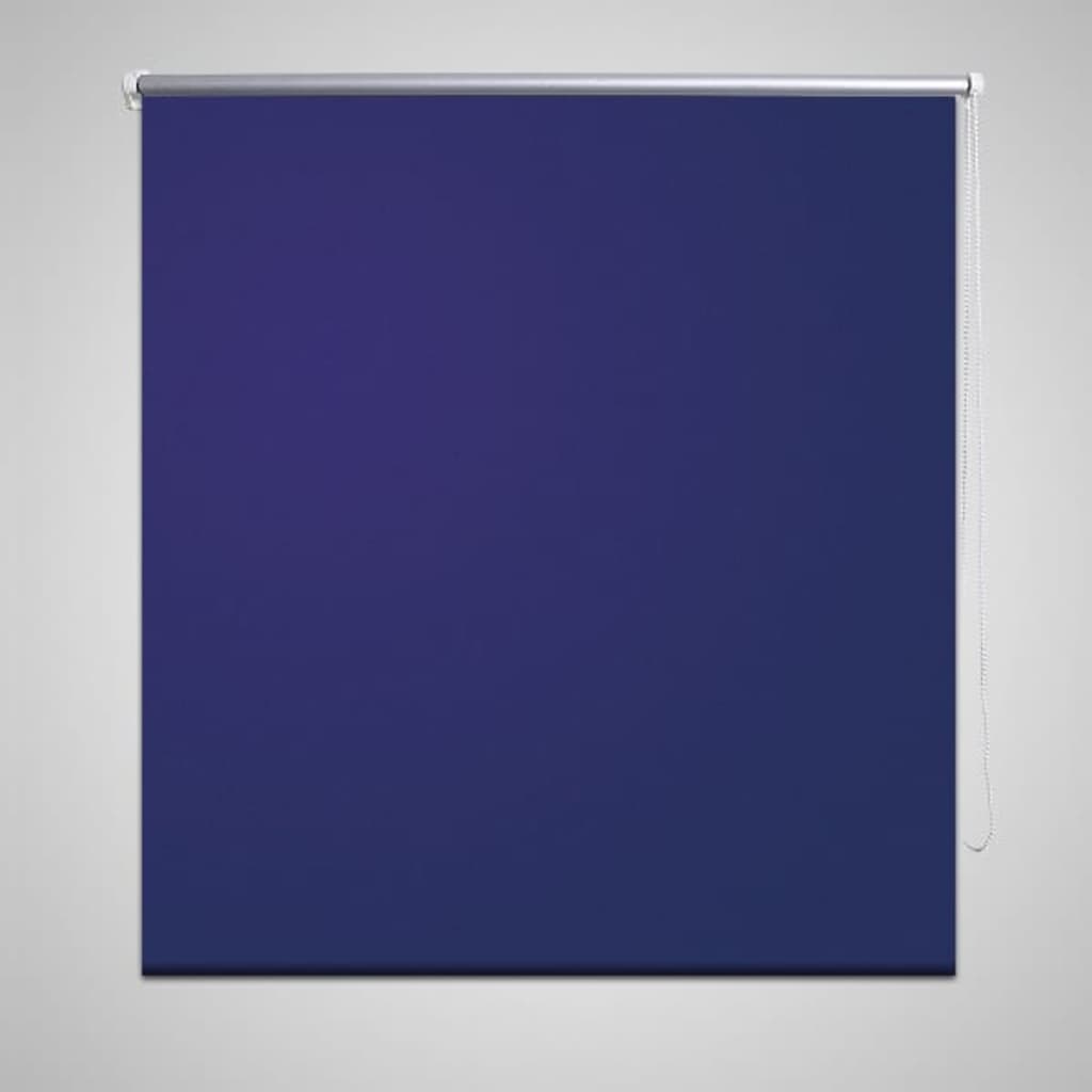 Rolgordijn verduisterend 140 x 175 cm marineblauw