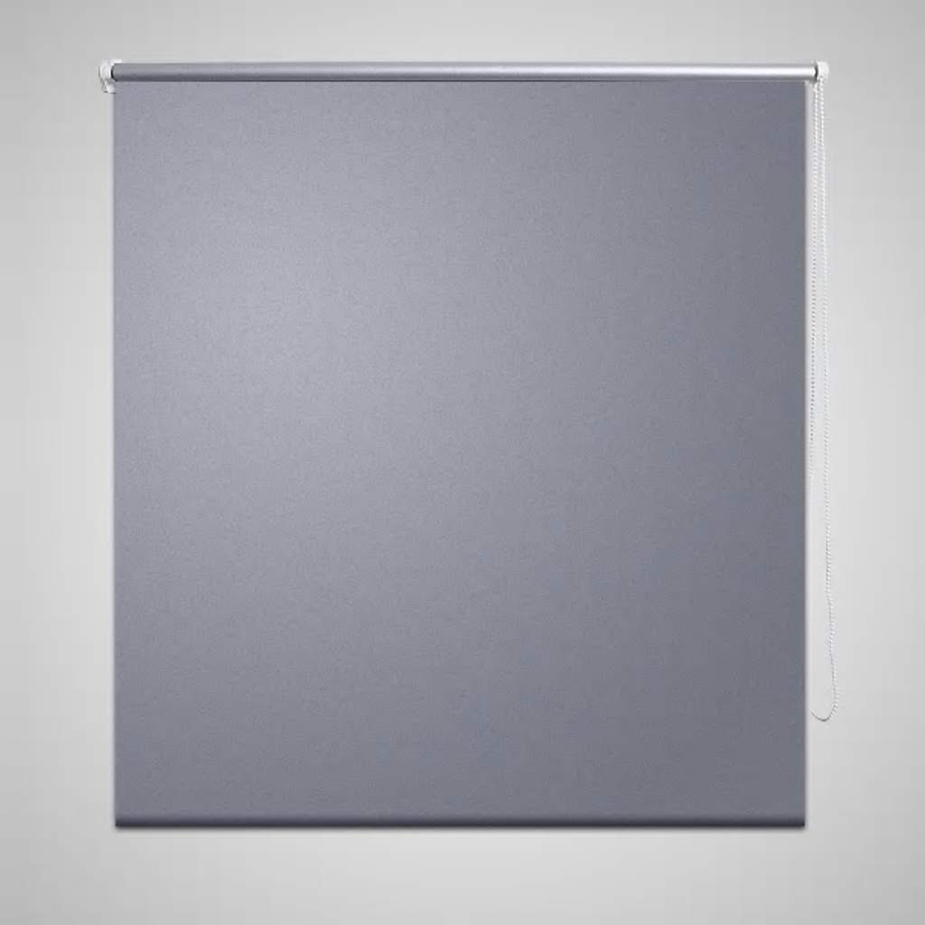 vidaXL Verdunkelungsrollo 140 x 175 cm grau