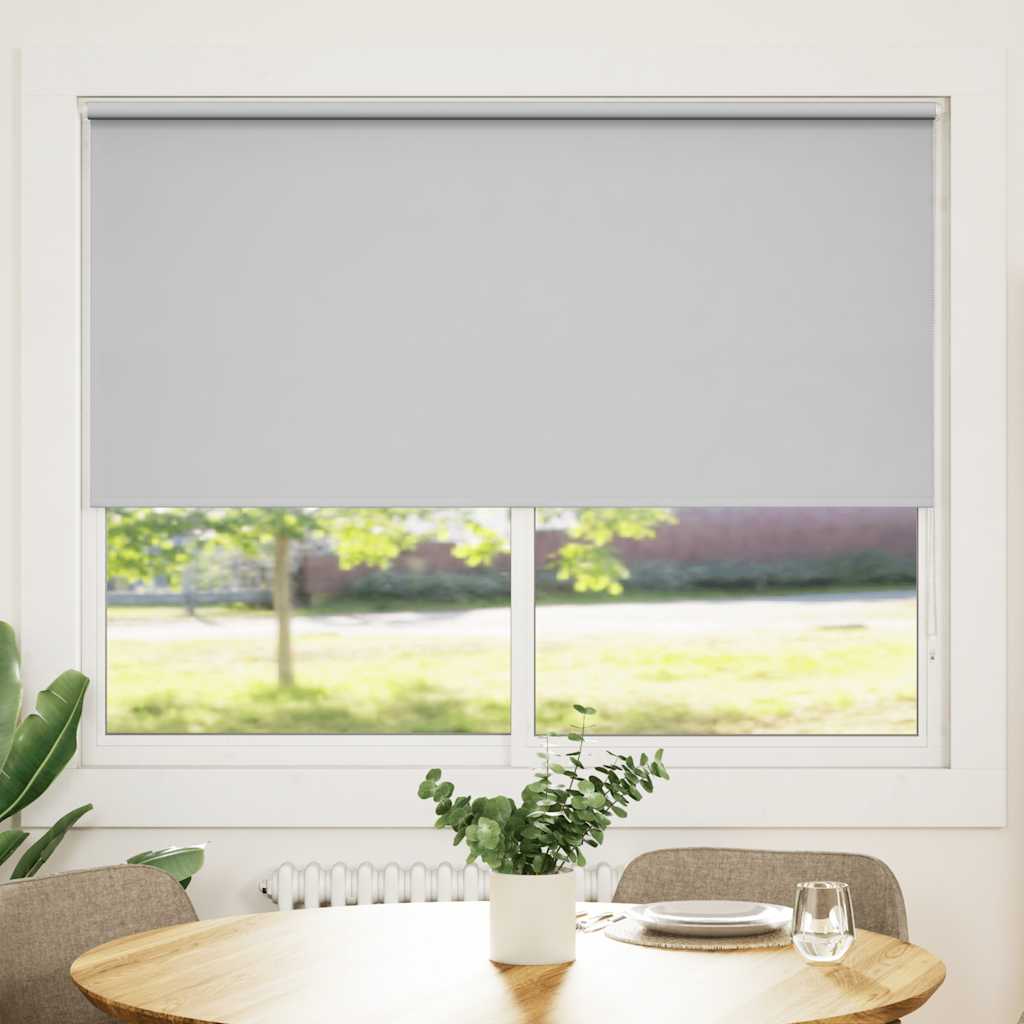 vidaXL Verdunkelungsrollo 140 x 175 cm grau