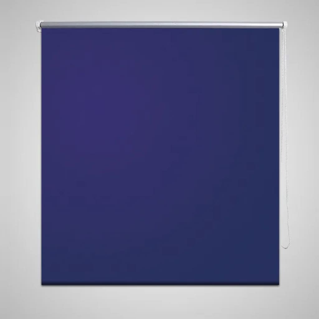 Mørklægningsrullegardin 160 x 175 cm marineblå