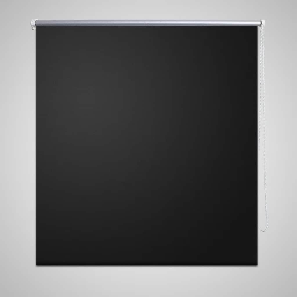 vidaXL Verdunkelungsrollo 160 x 175 cm schwarz