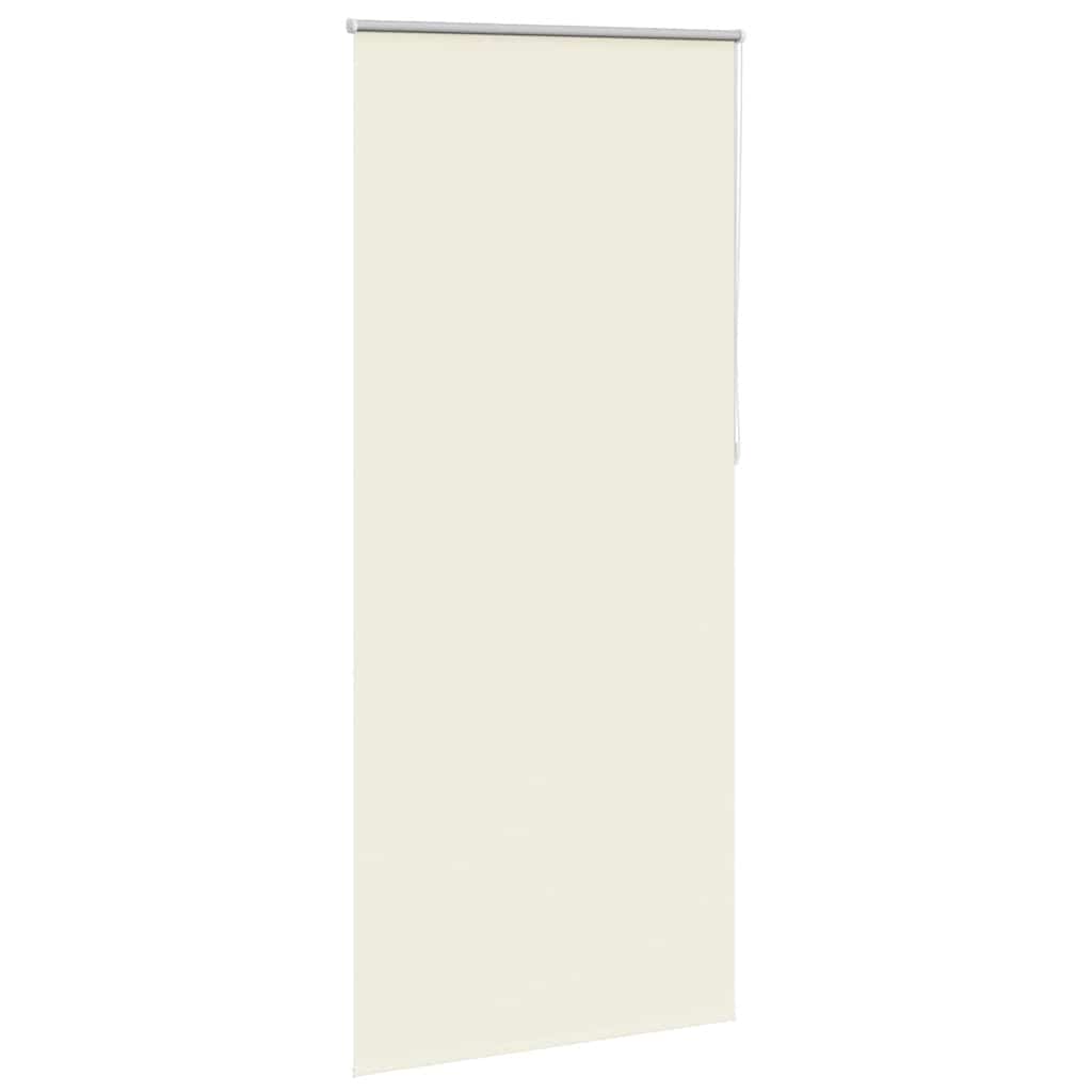 vidaXL Pimentävä rullaverho 100 x 230 cm Luonnonvalkoinen