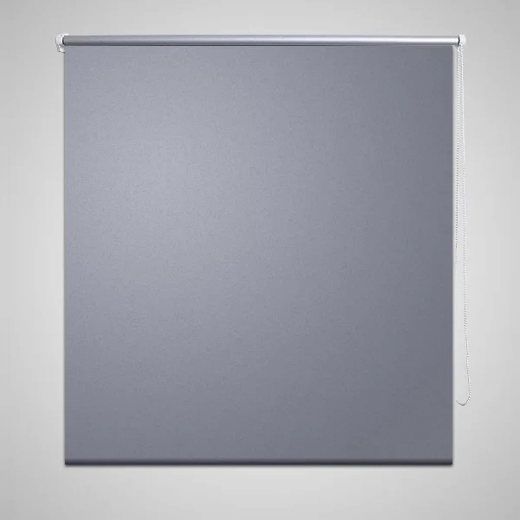 vidaXL Verdunkelungsrollo 100 x 230 cm grau