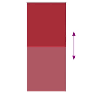 Zatemňovací roleta 124,4 x 230 cm, šířka látky 120 cm, červená - obrázek 9