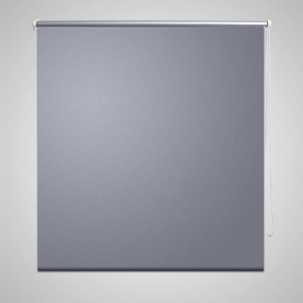 vidaXL Verdunkelungsrollo Rollo 120 x 230 cm grau