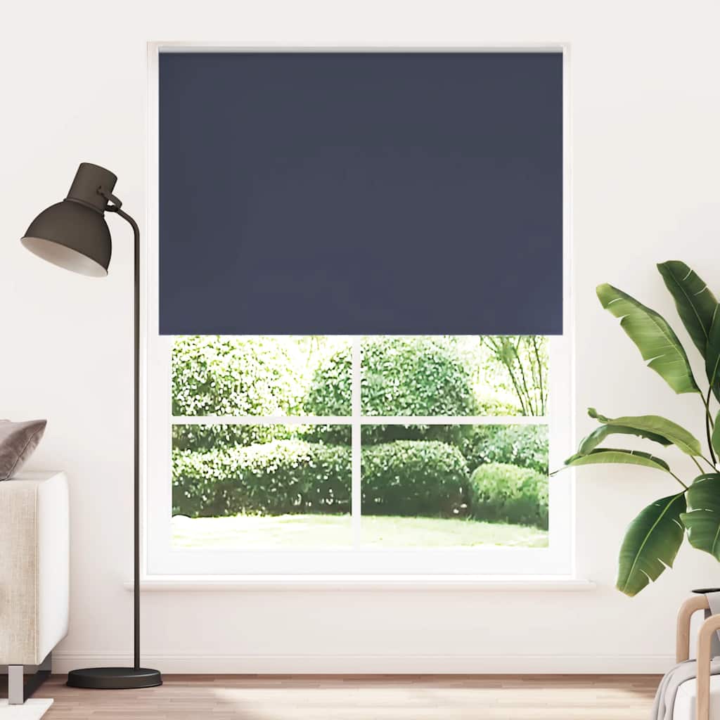 vidaXL rullegardin mørklægning 144,4x230 cm stofbredde 140 cm marineblå