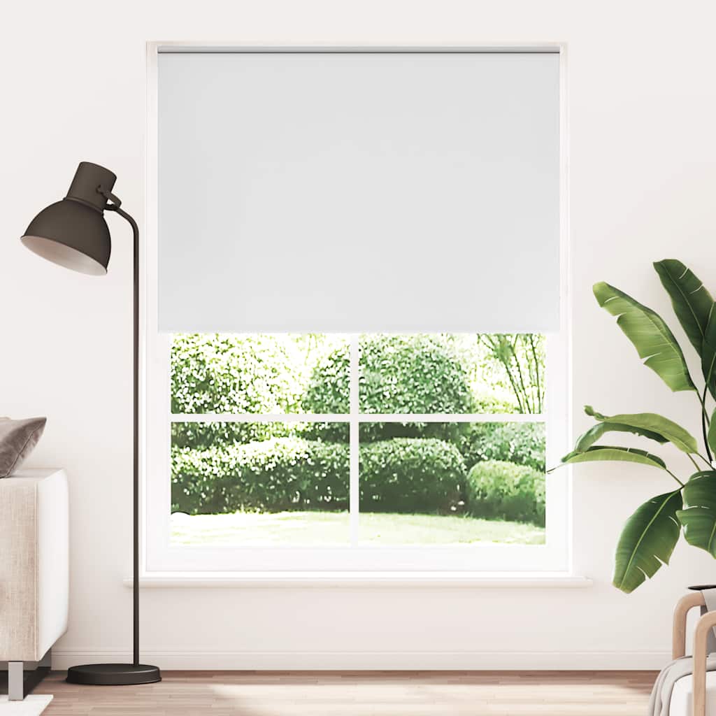 vidaXL Verdunkelungsrollo 160 x 230 cm weiß