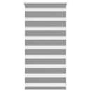 Estore de rolo 40 x 100 cm, linhas de zebra / Cinza