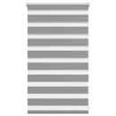 Estore de rolo 50 x 100 cm, linhas de zebra / Cinza