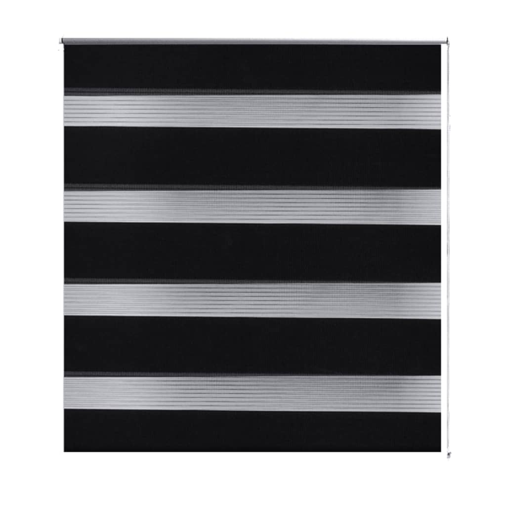 Roleta vzor zebra, 50 x 100 cm, čierna