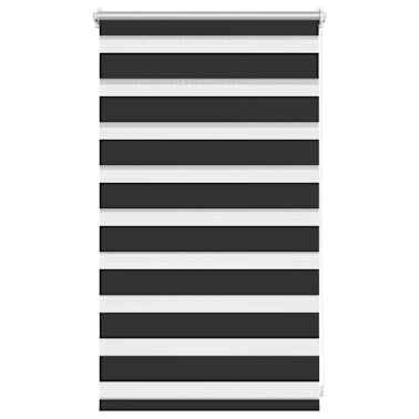 Estore de rolo 50 x 100 cm, linhas de zebra / Preto[2/6]