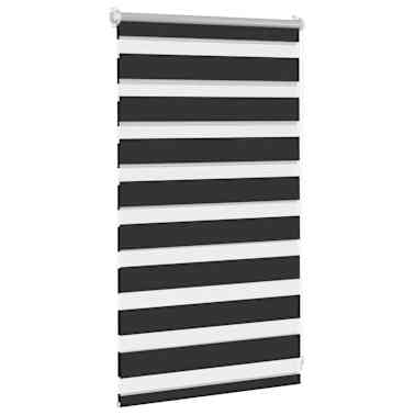 Estore de rolo 50 x 100 cm, linhas de zebra / Preto[3/6]