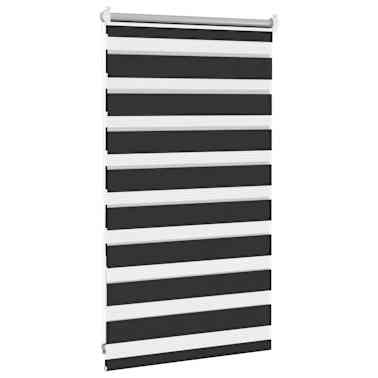 Estore de rolo 50 x 100 cm, linhas de zebra / Preto[4/6]