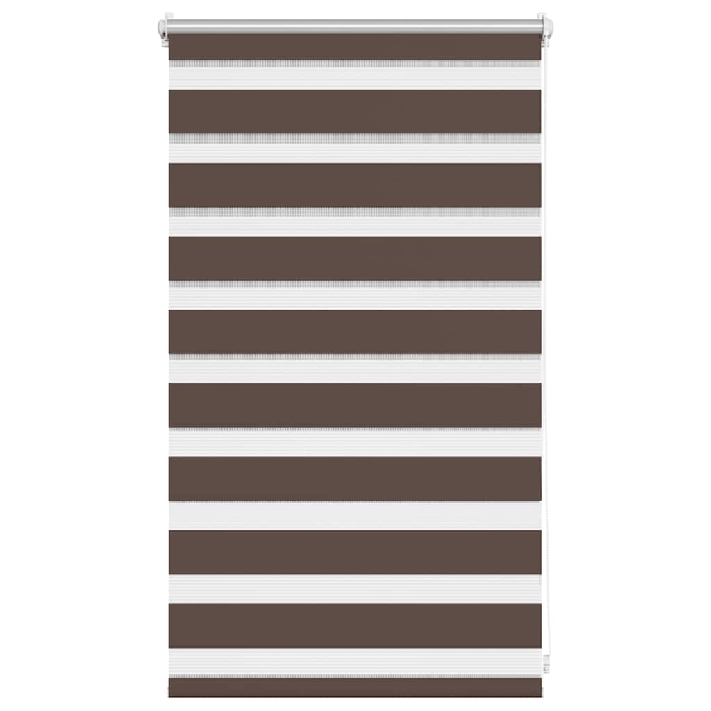vidaXL Duo Rolgordijn 50x100cm Koffiebruin