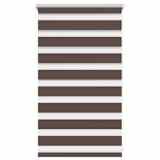 Črtasti Zebra Rolo / Senčilo velikost 50 x 100 cm Kavna barva