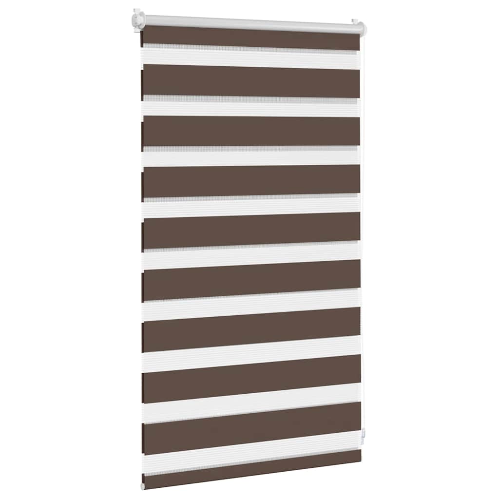 vidaXL Duo Rolgordijn 50x100cm Koffiebruin afbeelding