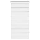 Estore de rolo 60 x 120 cm, linhas de zebra / Branco