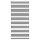 Estore de rolo 60 x 120 cm, linhas de zebra / Cinza