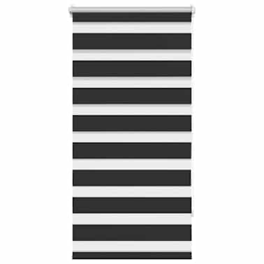 Estore de rolo 60 x 120 cm, linhas de zebra / Preto[2/6]