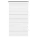 Estore de rolo 70 x 120 cm, linhas de zebra / Branco