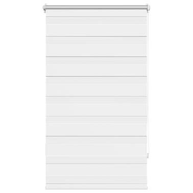 Estore de rolo 70 x 120 cm, linhas de zebra / Branco[2/6]