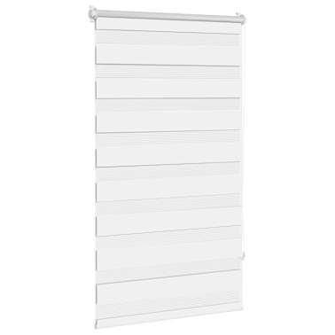 Estore de rolo 70 x 120 cm, linhas de zebra / Branco[3/6]