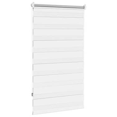 Estore de rolo 70 x 120 cm, linhas de zebra / Branco[4/6]