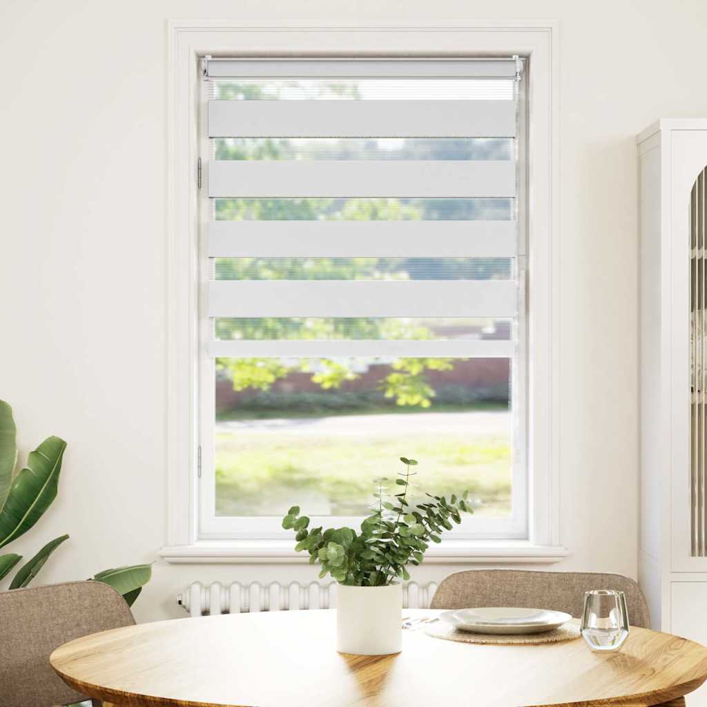 Zebra Gardiner  70 x 120 cm Hvit