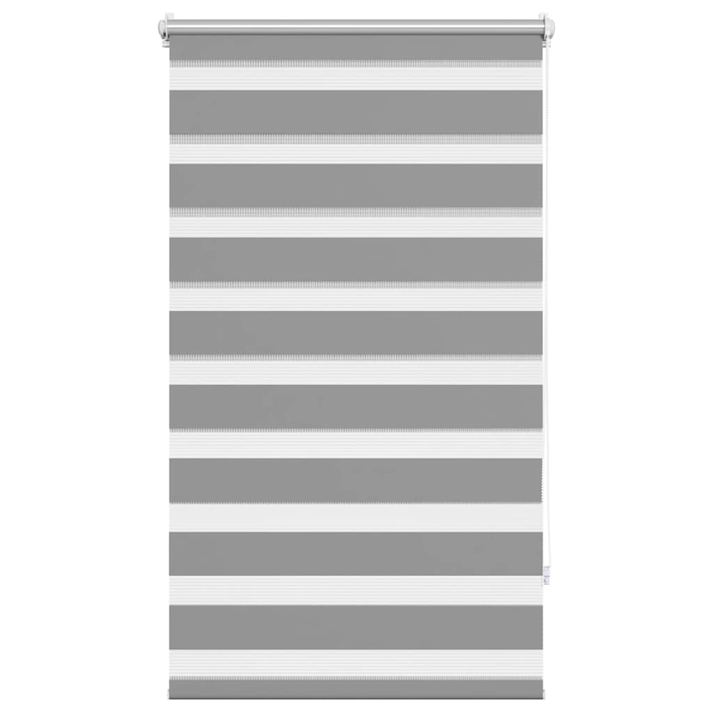 vidaXL Roleta den a noc / Zebra / Twinroll 70x120 cm šedá