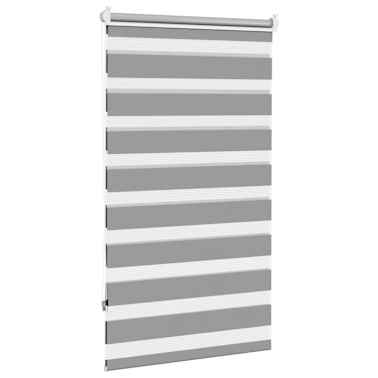 Estore de rolo 70 x 120 cm, linhas de zebra / Cinza[4/6]